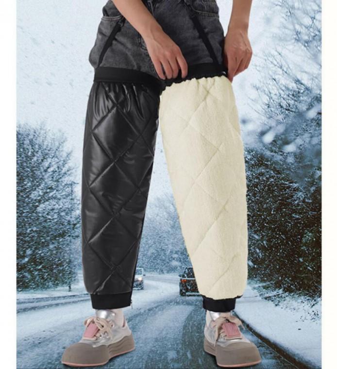 겨울 방한 방풍 오토바이 작업복 배달 양털 다리토시 레그워머 2P