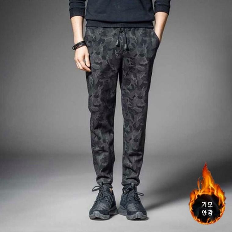 트레이닝 조거팬츠 남자 겨울 기모바지 밀리터리 팬츠
