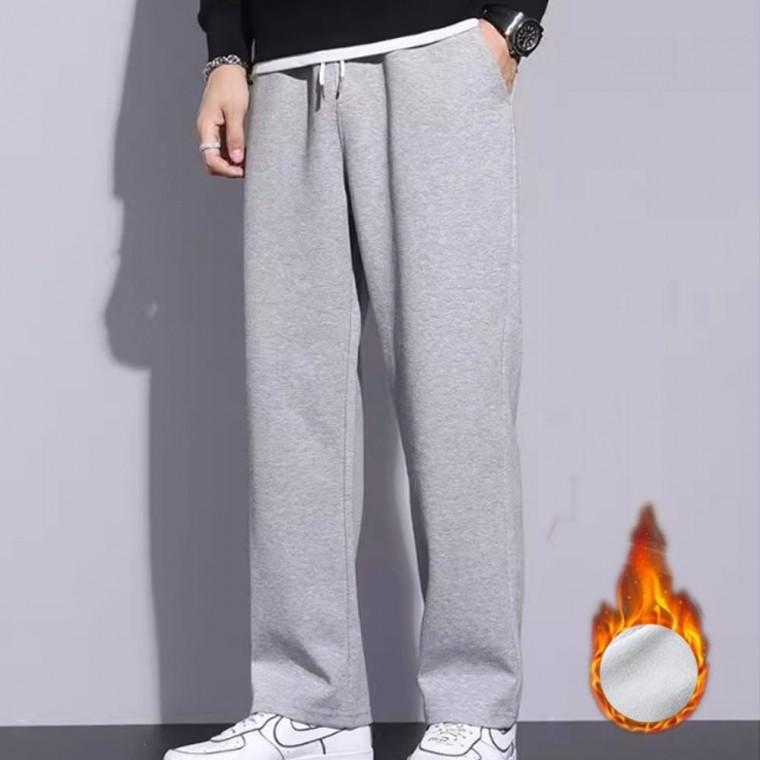 남자 데일리 기모 2컬러 겨울 추리닝바지 일자핏 밴딩팬츠