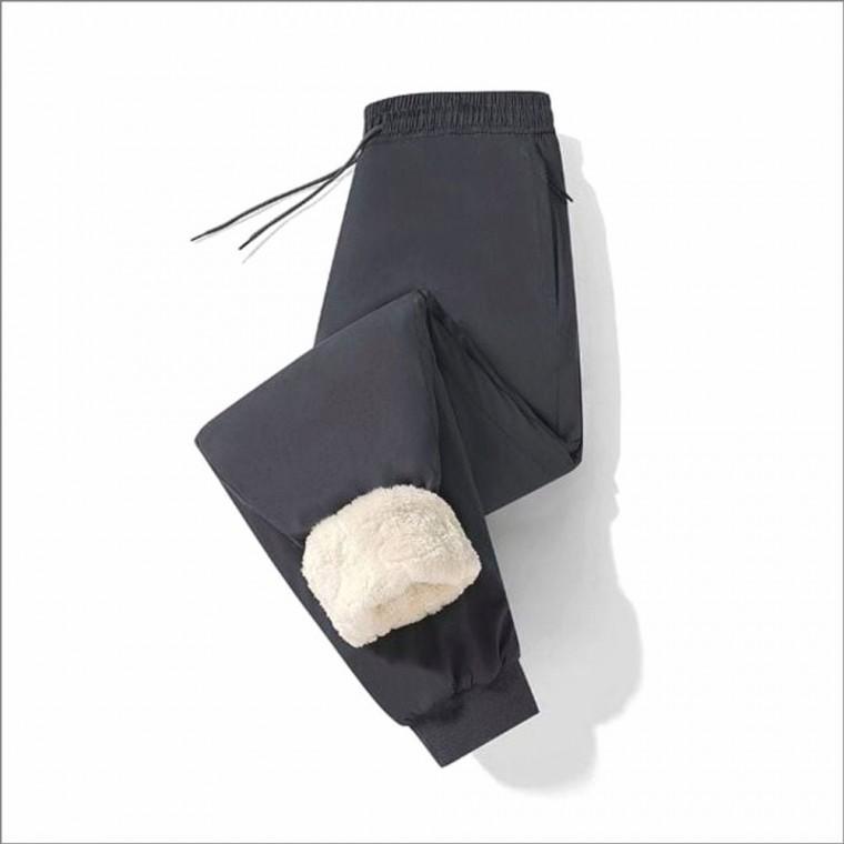 팬츠 안감 조거바지 퍼 보온 방한 겨울 방풍 남자