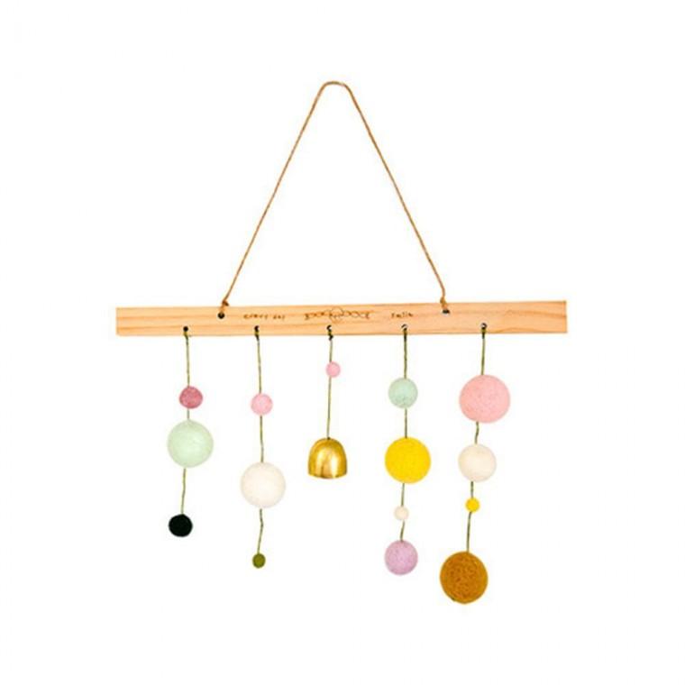 겨울 종 모빌 만들기 크리스마스 테마 실내 장식용 1인 공예 체험 키트