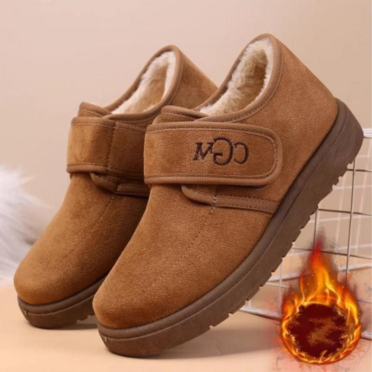 여성 방한 앵클 털 신발 패딩 부츠 방한화 겨울 통굽 부츠