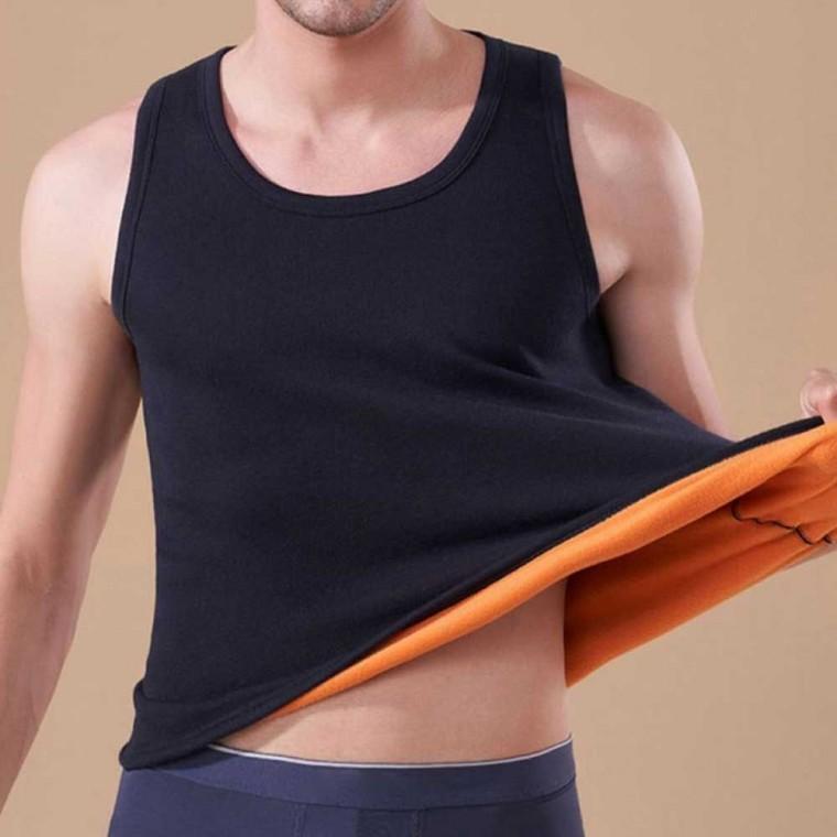 셔츠 겨울 용 이너웨어 방한 민소매 남자 기모 런닝