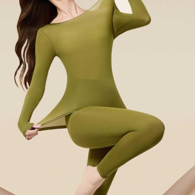 내의 세트 상하의 내복 겨울 이너 신축성 좋은 여성