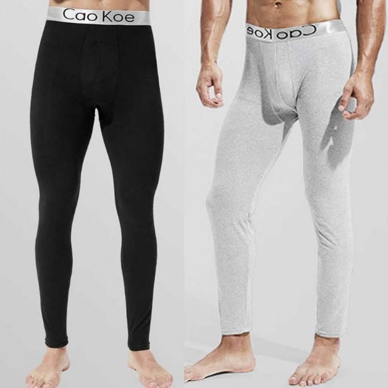 기모 슬림 핏 남성 내의 바지 이너 겨울 레깅스 하의