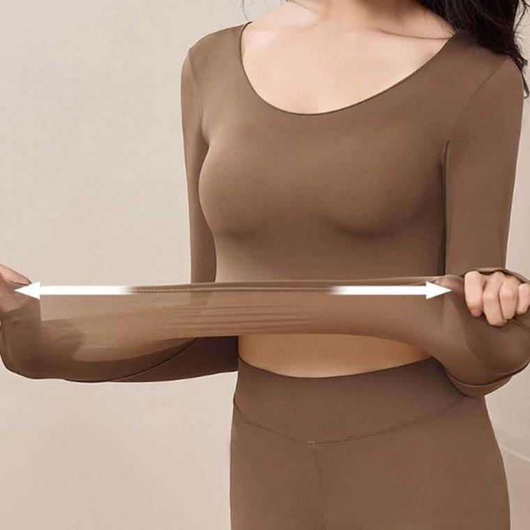 내복 상하의 세트 겨울 이너 코디 신축성 좋은 여성