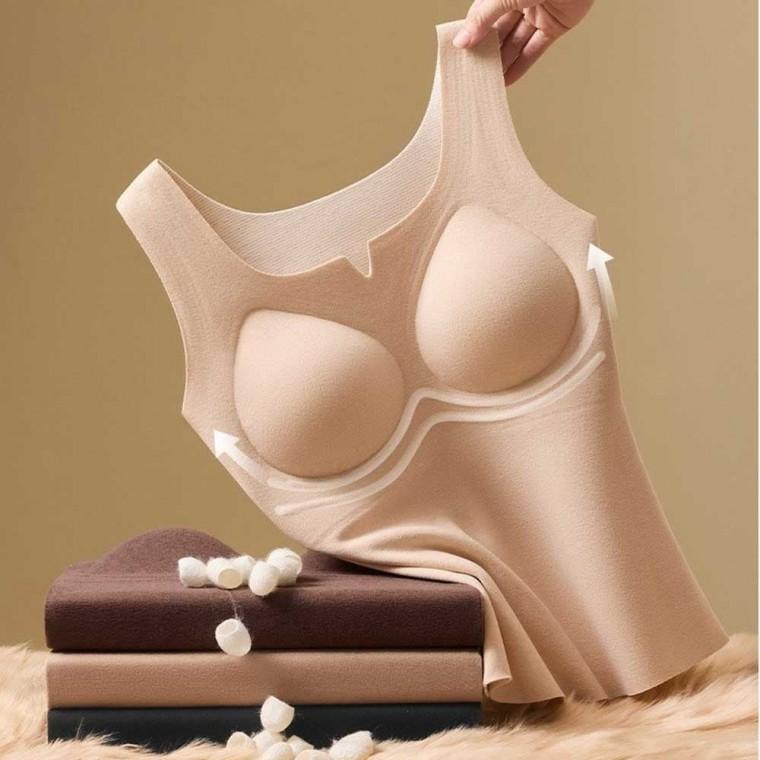 내장 캐미솔 이너웨어 겨울 기모 안감 브라 탑 캡