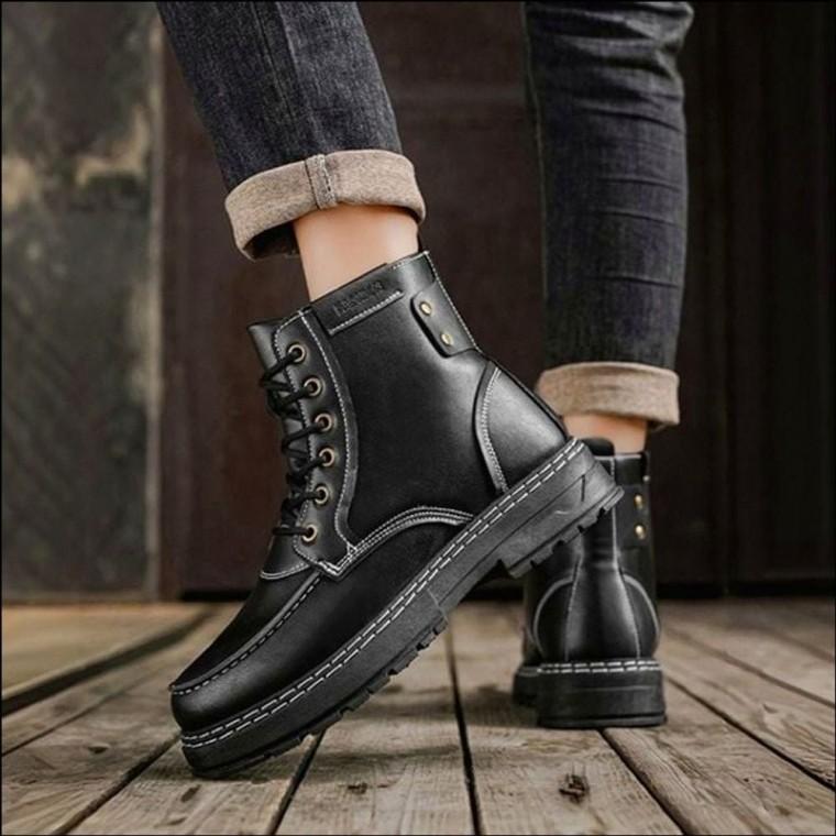 워커 부츠 레이스업 하이탑 2컬러 스니커즈 빅사이즈 겨울 남자