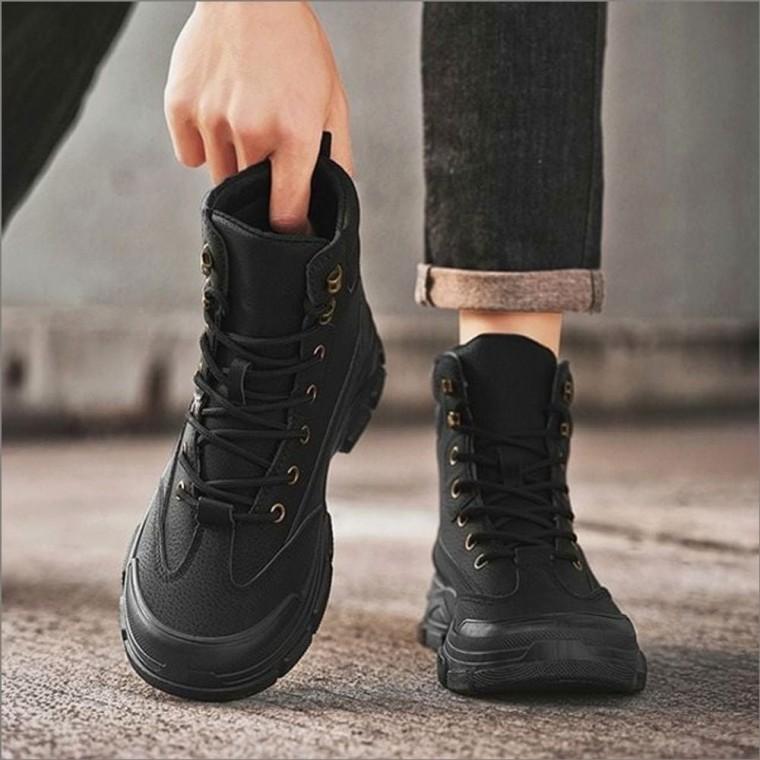 스웨이드 운동화 2컬러 스니커즈 하이탑 부츠 남자 워커 겨울