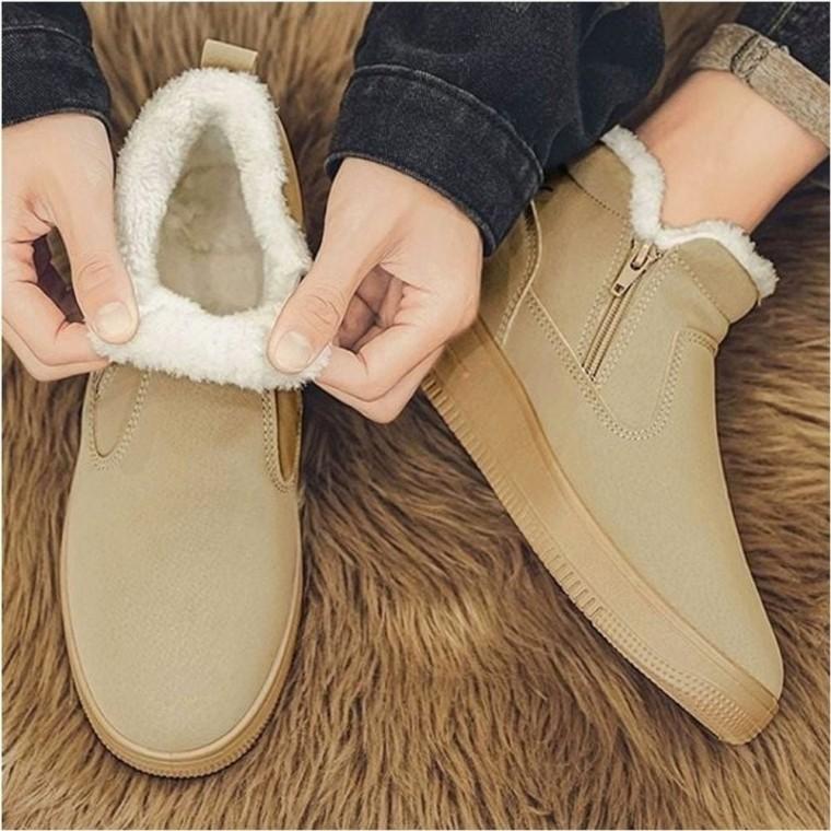 방한 겨울 2컬러 털 퍼신발 기모부츠 안감 단화 남자