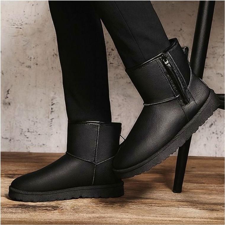 겨울 앵클부츠 첼시부츠 남자 방한 기모안감 옆지퍼