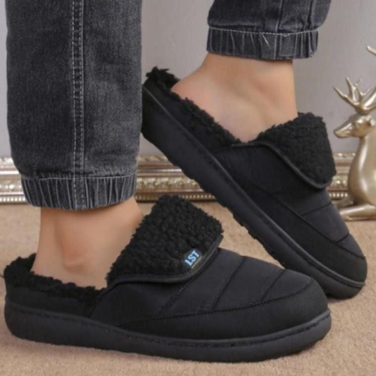 이지 남여 패딩 공용 슬리퍼 캐주얼 털신발 패딩슬리퍼 겨울 방한화 커플슬리퍼 털슬리퍼 실내화 털부츠