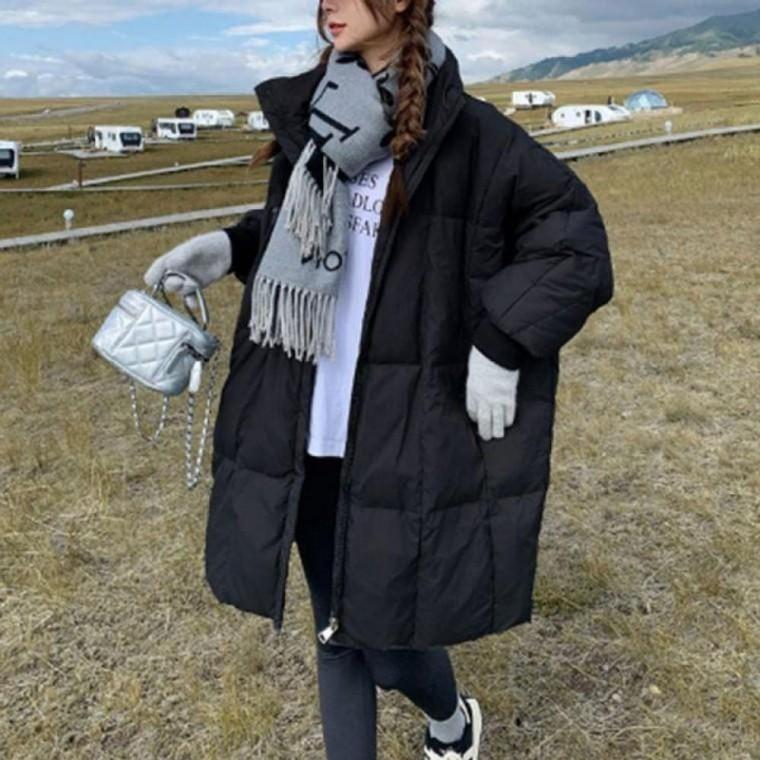 웜업 오버핏 어반 롱핏 패딩 점퍼 롱패딩점퍼 겨울 한파대비 여성아우터