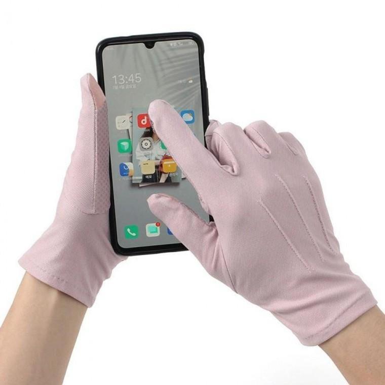심플 여성 스포츠 터치장갑 핑크 겨울 쿨토시 장갑 UV차단 스포츠 자외선차단토시 레저 아이스 운동 여성