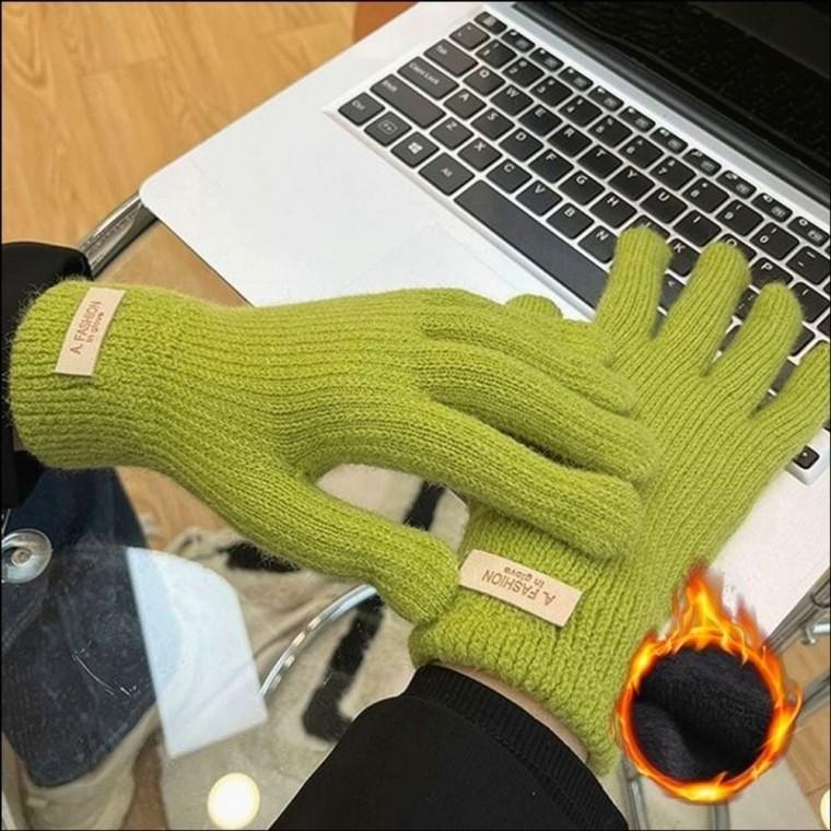니트장갑 방한 장갑 겨울 7컬러 손가락오픈 스마트터치 여자