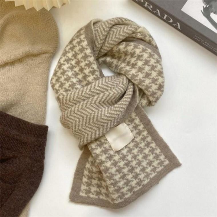 부드러운 고급 목도리 여성 캐시미어 롱 머플러 brown 겨울 머플러선물 목도리선물 이쁜목도리