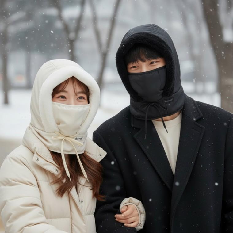 Z90 남녀공용 후드 넥워머 겨울 보온 야외활동 스포츠 마스크 귀덮개 멀티스카프 목토시 방한용품