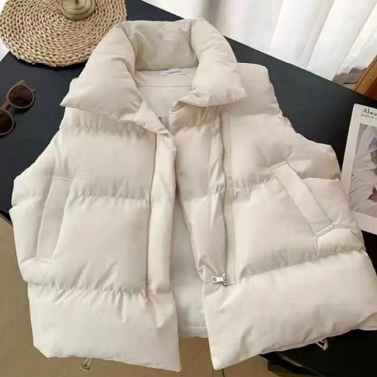 오버핏 여성 패딩조끼 스트링 패딩베스트 여성 조끼 겨울 경량 패딩 조끼 베스트 여성 여자