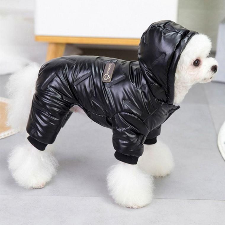 강아지 몬트 올인원 후드 패딩 1P 겨울 보온 산책