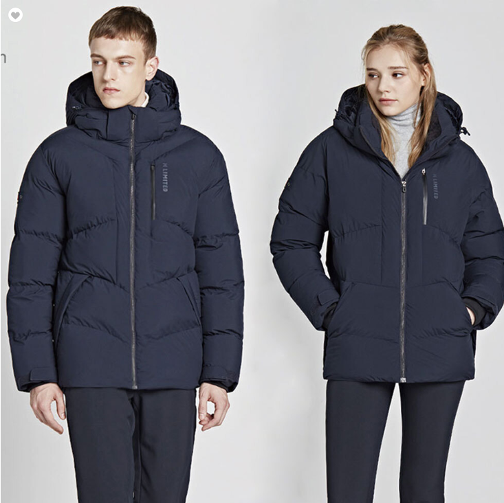 [공장직영 티공장] 엠리밋 LGSWJ17762 겨울 남녀공용 히트엠 헤비자켓 네이비