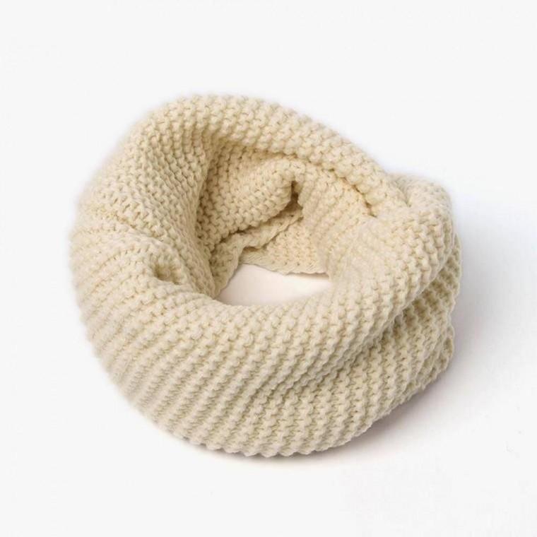 니트재질 방한용품 아이보리 따듯한 프롬즈 넥워머 목도리 목토시 방한 용품 넥워머 겨울