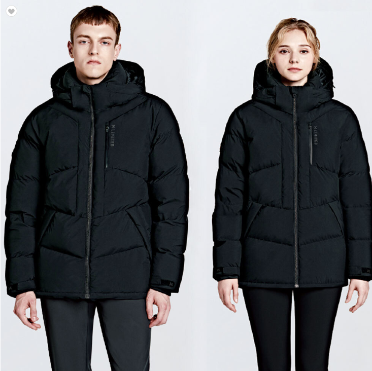 [공장직영 티공장] 엠리밋 LGSWJ17716 겨울 남녀공용 히트엠 헤비자켓 블랙