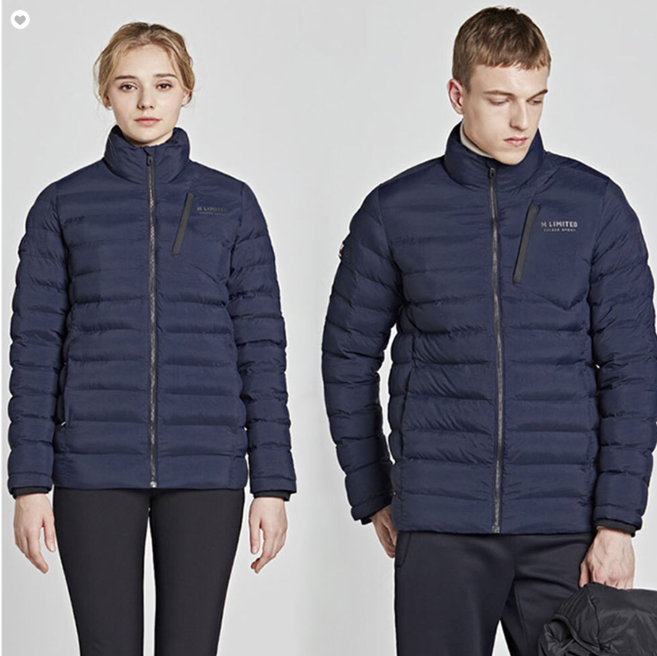 [공장직영 티공장] 엠리밋 LGSWJ17662 겨울 남녀공용 경량 히트엠 자켓 네이비