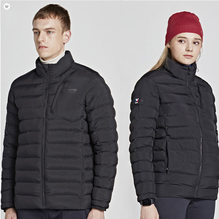 [공장직영 티공장] 엠리밋 LGSWJ17616 겨울 남녀공용 경량 히트엠 자켓 블랙