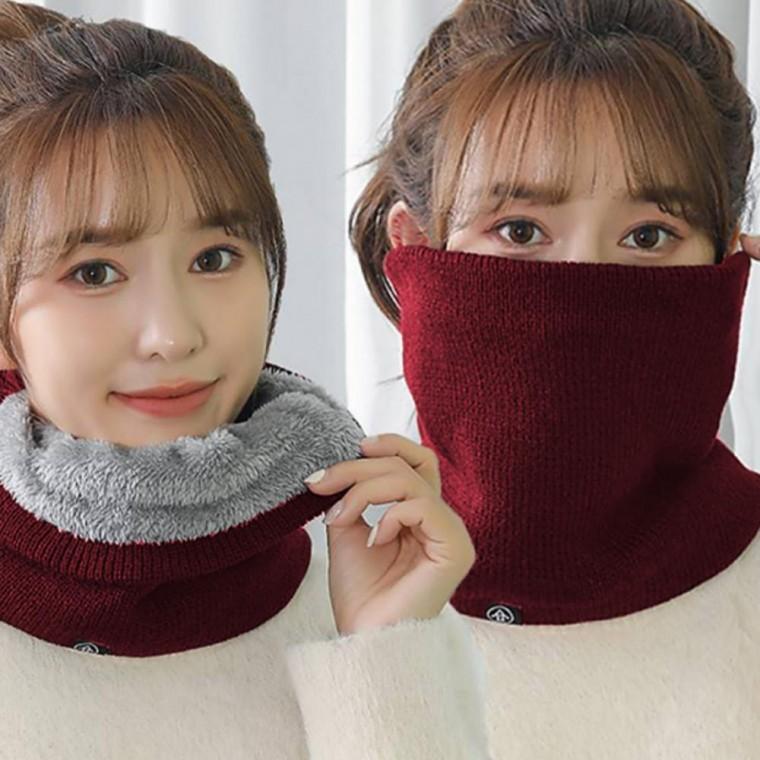 니트넥워머 방한 겨울 융털 털 밍크 극세사 목폴라 워머 등산 스키 골프 남녀