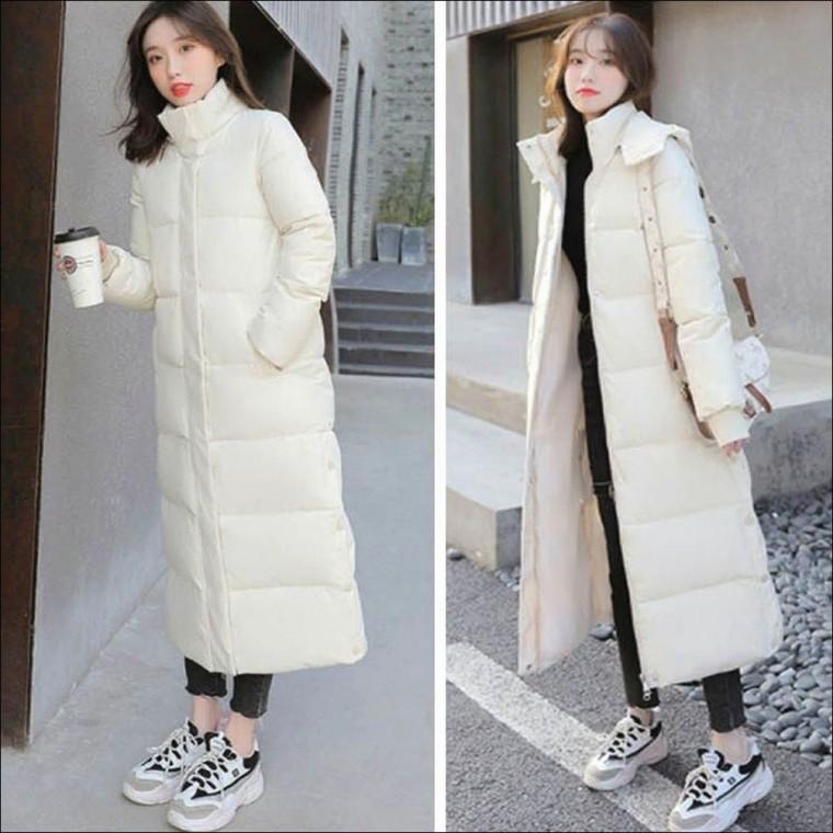 겨울 옆트임 활동성 롱패딩 아우터 좋은 데일리 여자 후드