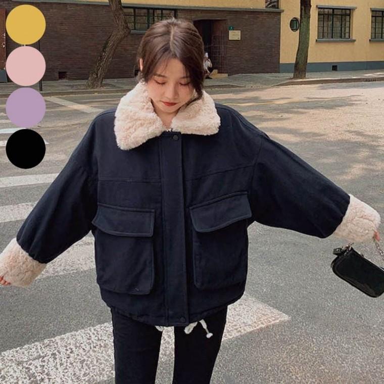 아방핏 밑단 여자 숏패딩 퍼안감 스트링 점퍼 소프트 겨울