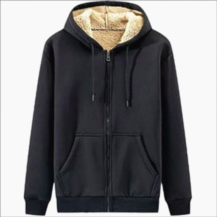 겨울 뽀글이 남자 후드 도톰한 집업 인조양털 퍼안감 점퍼 안감