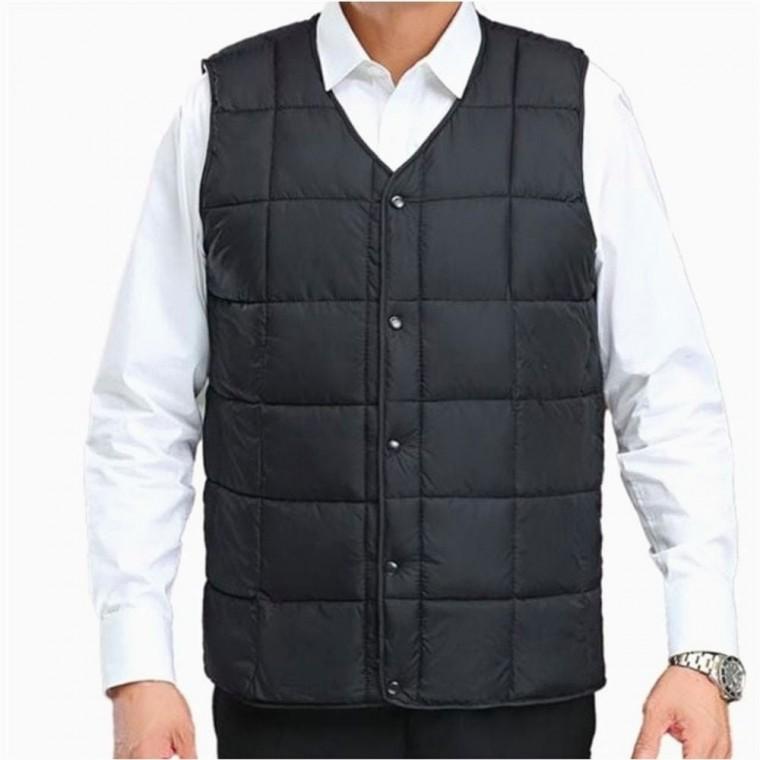 방한 사무실 누빔 인조양털 레이어드 조끼 퍼조끼 안감 겨울