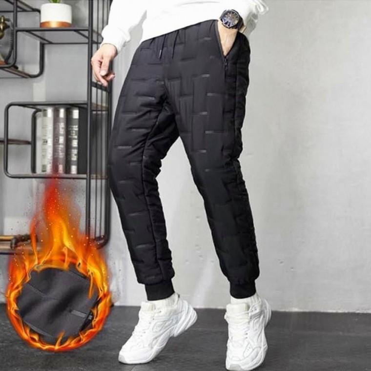 패딩바지 팬츠 방한 시보리 보온 겨울 퀼팅 남자