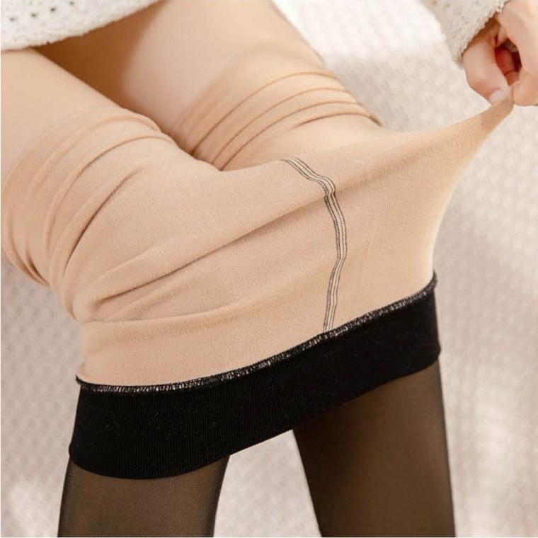 살스 듀얼 여자 스타킹 기모 타이즈 겨울 착시스타킹