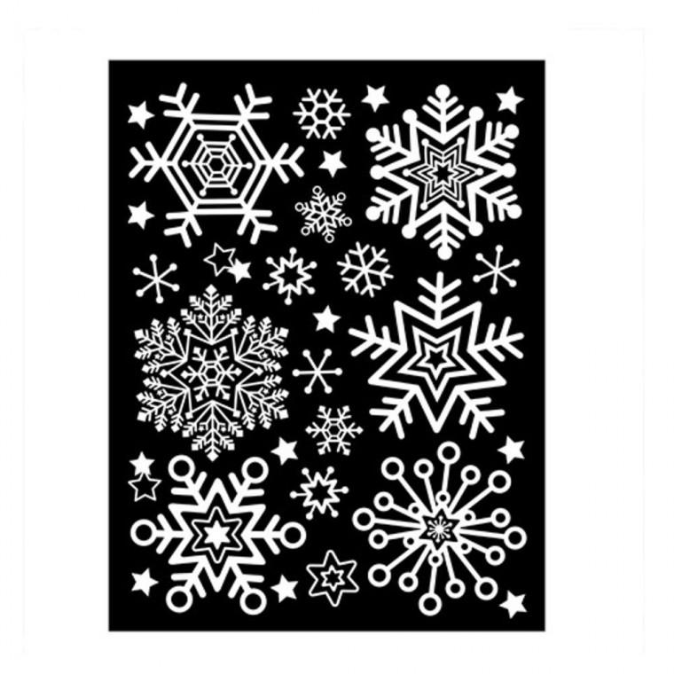 겨울&X-MAS 중 눈꽃 DIY 장식 인테리어 스티커