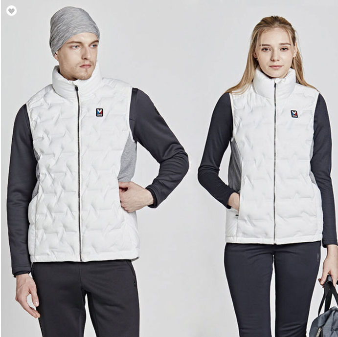 [공장직영 티공장]엠리밋/패딩조끼/ LGSWV55510 겨울 남녀공용 히트엠 스포츠 베스트 화이트