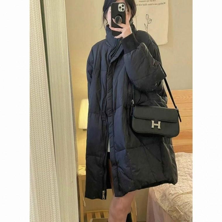 여자 겨울점퍼 롱패딩 아우터 스탠딩넥 솜패딩 3컬러