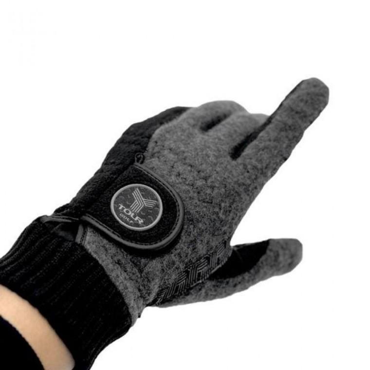 남성 겨울용 기모플리스 논슬립 양손 골프장갑 운동