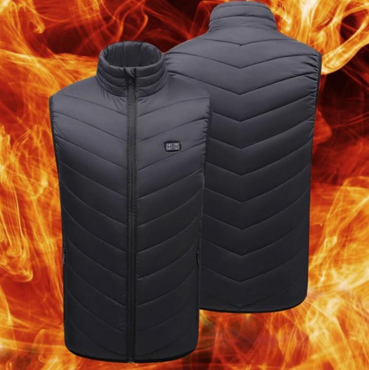 남성 여성 겨울 보온 베스트 발열 패딩 조끼 11구
