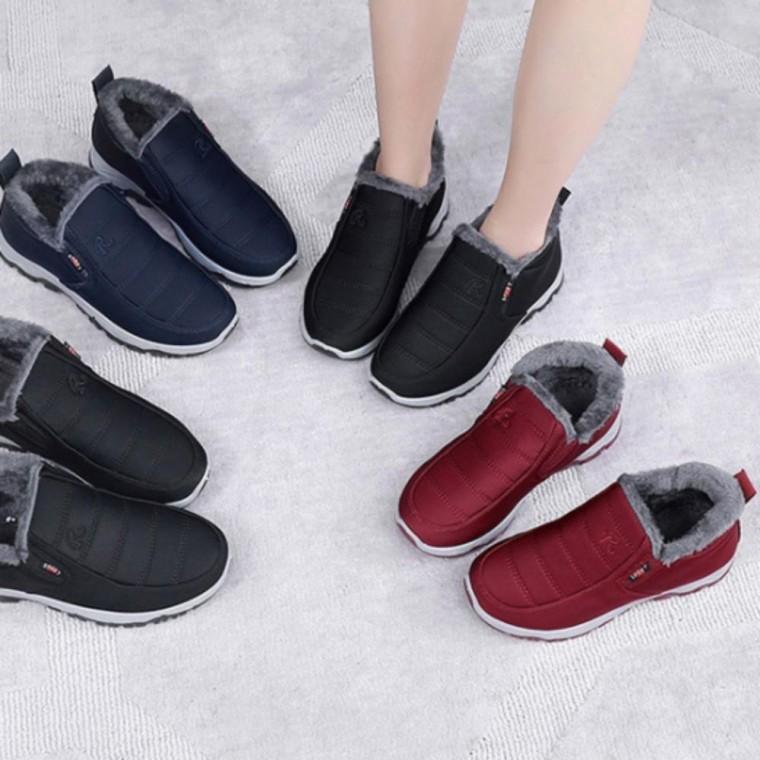 남녀공용 겨울 보온 방한 털 안감 방한화 패딩 부츠