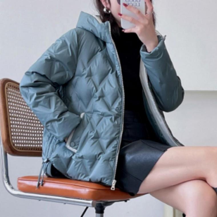 오리털 여성 겨울 후드 모자 자켓 잠바 패딩 점퍼