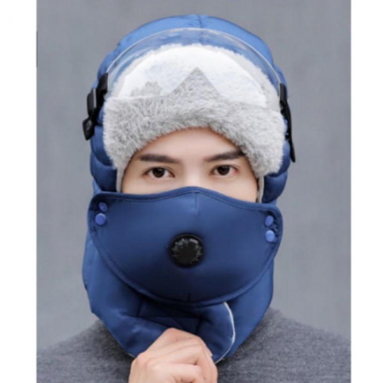 방한모자 방한마스크 털모자 야외털모자 스키모자 남여공용 버킷햇 겨울모자 비니