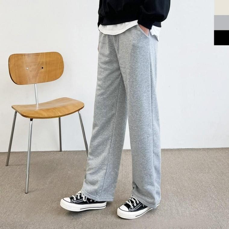 GAA D910M 남자 일자팬츠 여성 일자 팬츠 면바지 바지 남성 데님 스키니팬츠 겨울 면 여성청바지 캐주얼팬