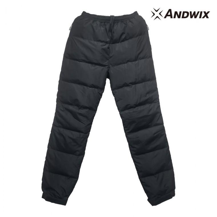오리털 겨울바지 덕다운 방한바지 방수 방풍 우모바지