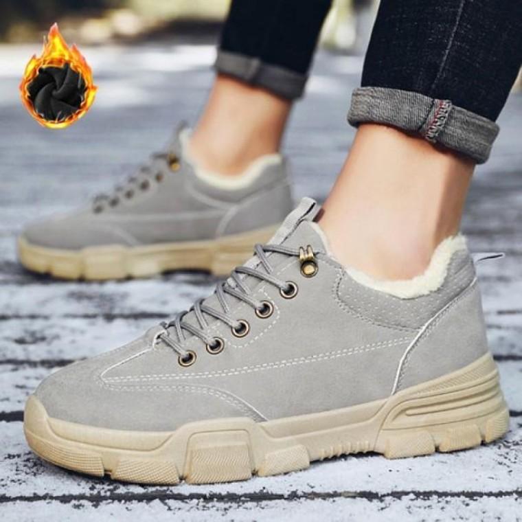 남성겨울로퍼 방한화 털신발 캐주얼 아웃도어화 TT22