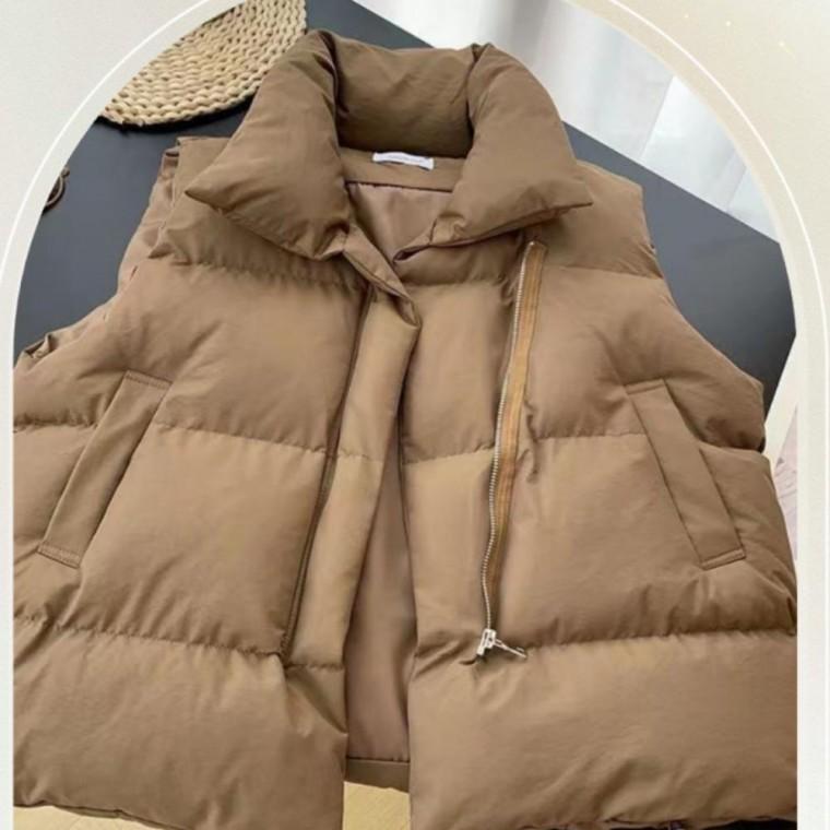 점퍼 겨울 따뜻한 조끼 패딩 여성 경량 점퍼조끼 방한