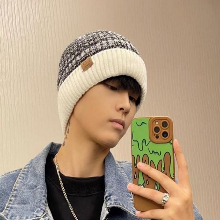 여자 겨울 비니 기모 안감 남자 융털 보카시 니트