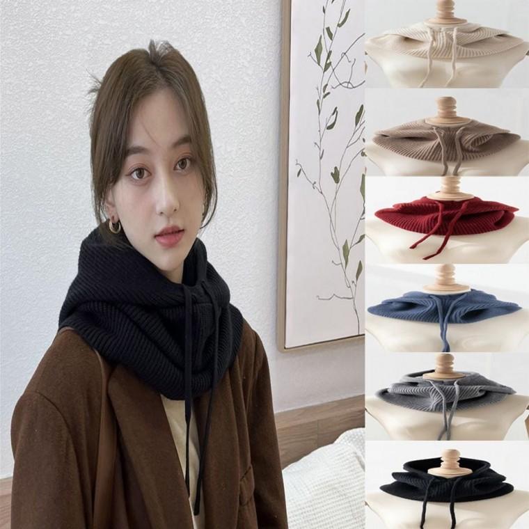 후드 페이크 넥워머 겨울 바라클라바 모자달린