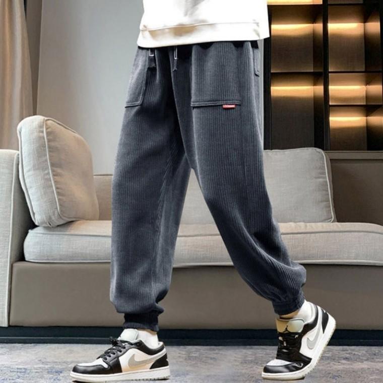 코듀로이 남자 겨울 골덴 밴딩 기모 조거팬츠 바지